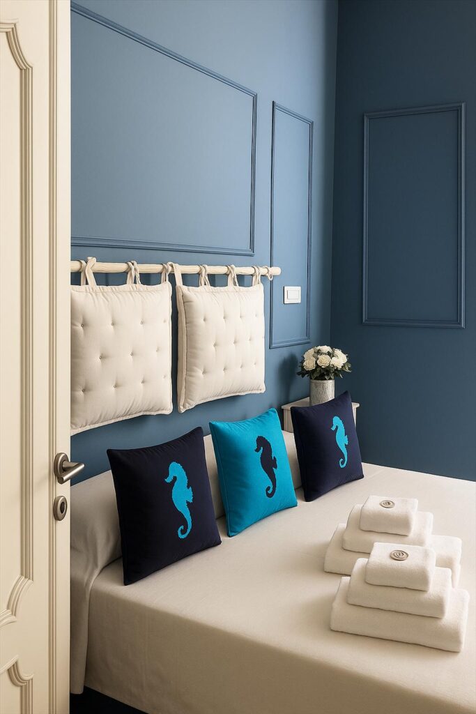 Villa Antonietta Ischia – camera deluxe vista mare con doppio accesso al balcone e vista panoramica sul Golfo di Forio