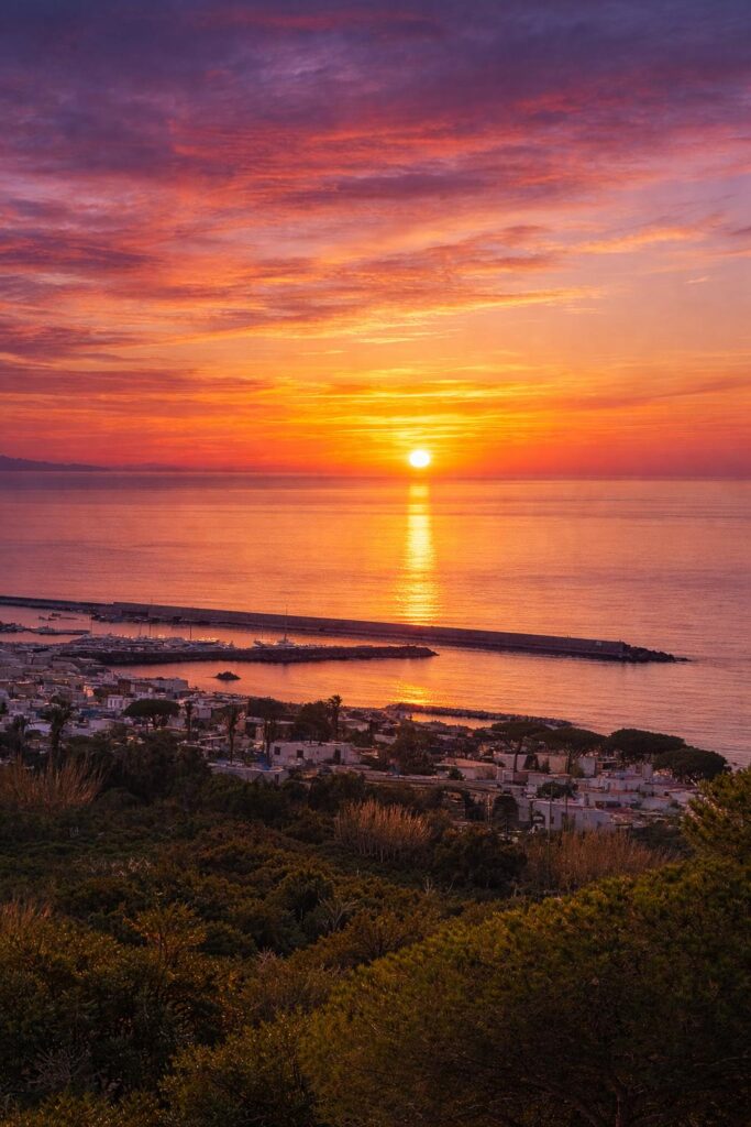 Tramonto dal balcone