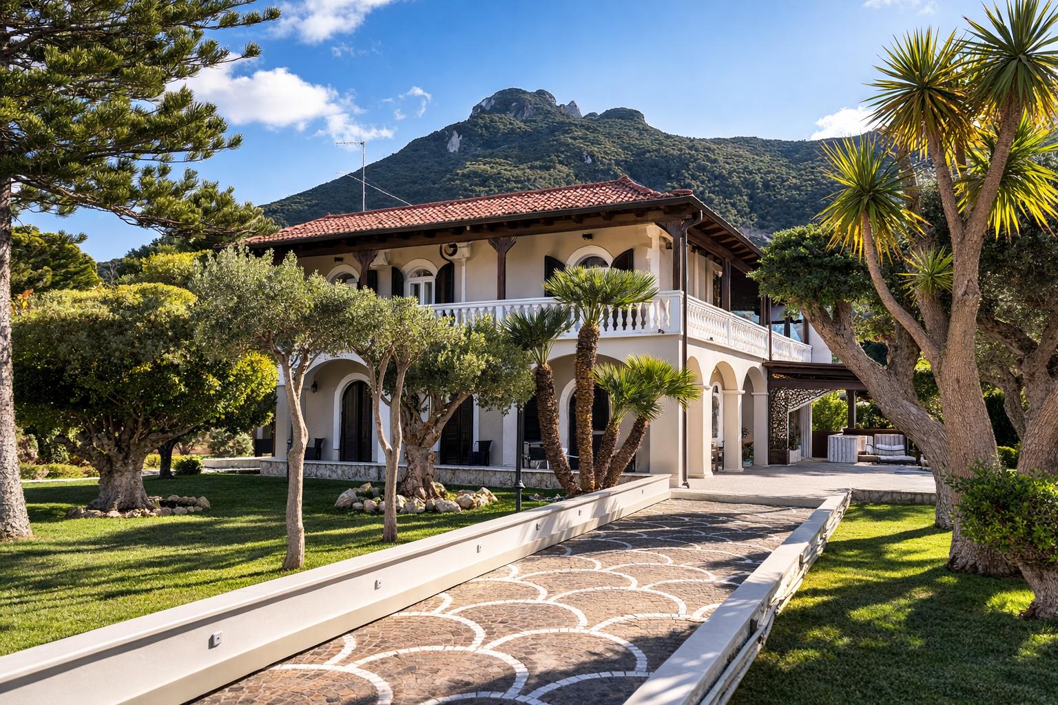 “Villa Antonietta Ischia a Forio con giardino curato, terrazza e vista sul Monte Epomeo, soggiorno tranquillo vicino al centro”